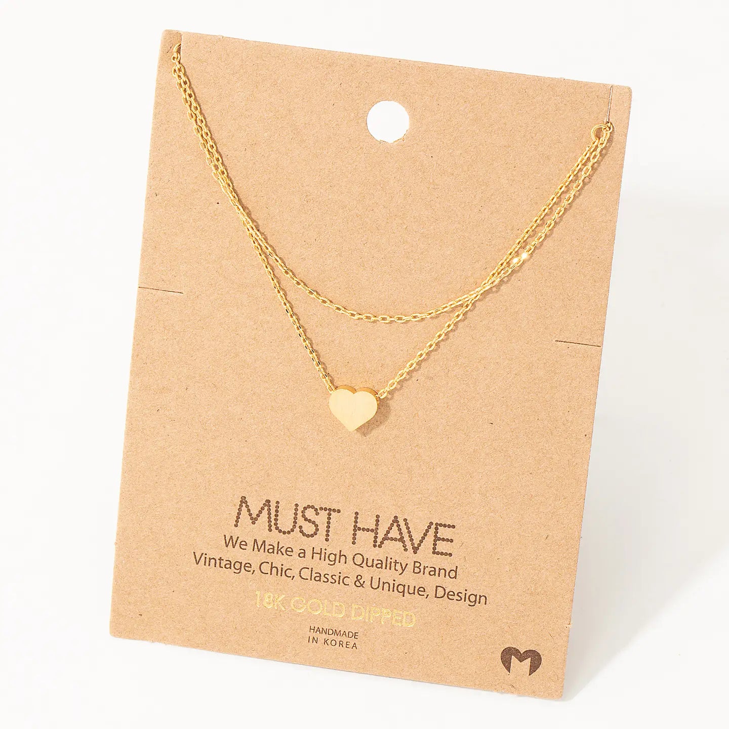 Dainty Chain Charm Necklace