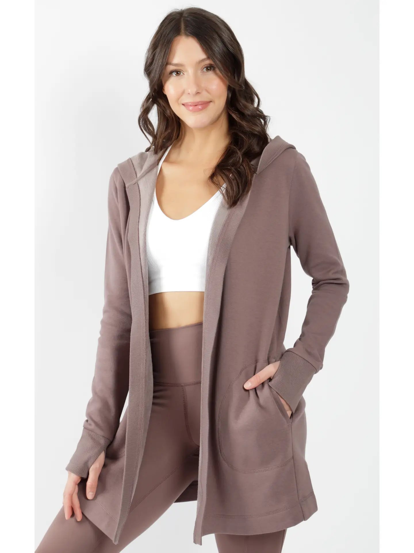 Women's Butter Fleece Hoodie Cardigan Small- 2XL