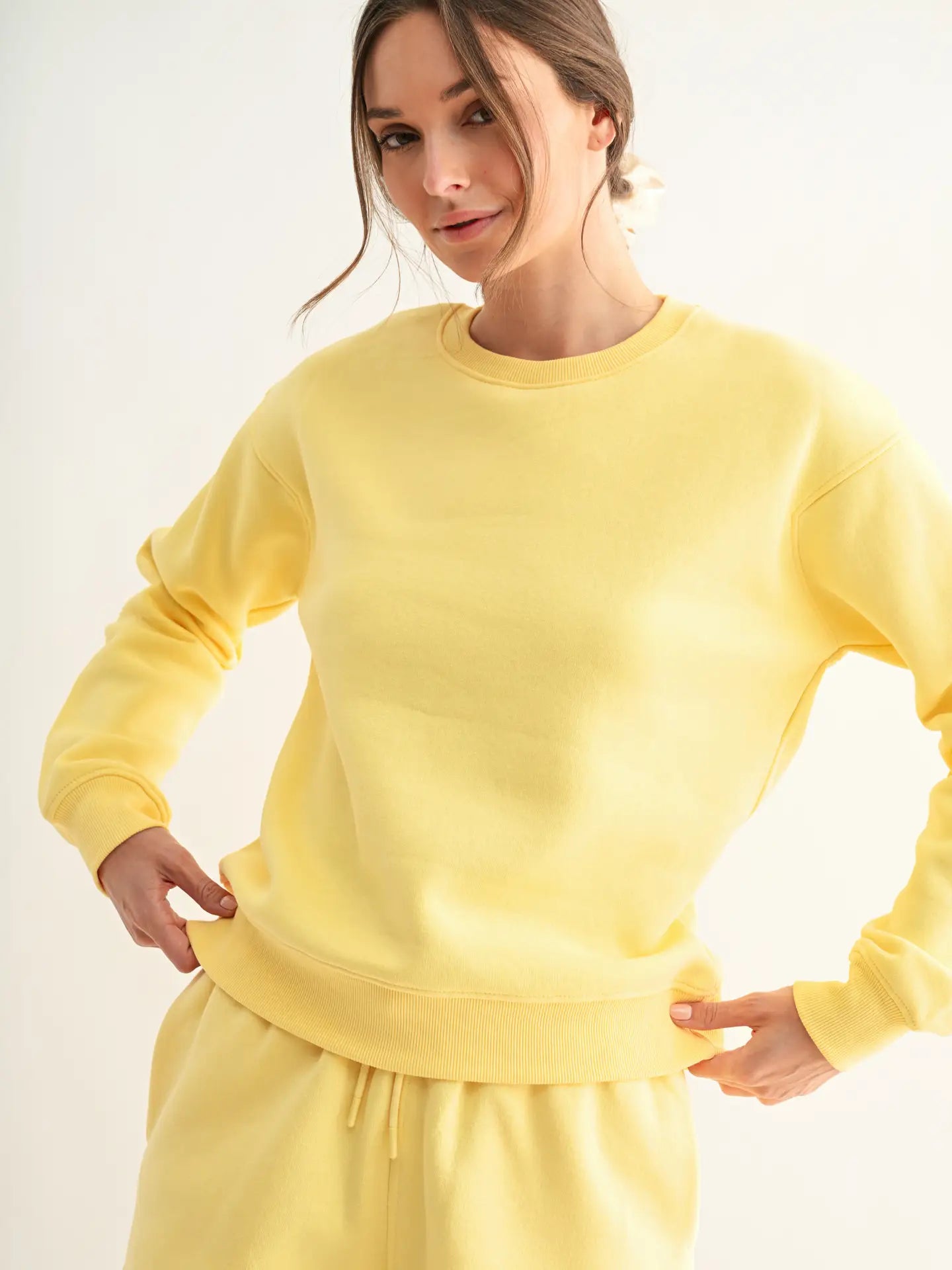 Classic Fit Fleece Sweatshirt