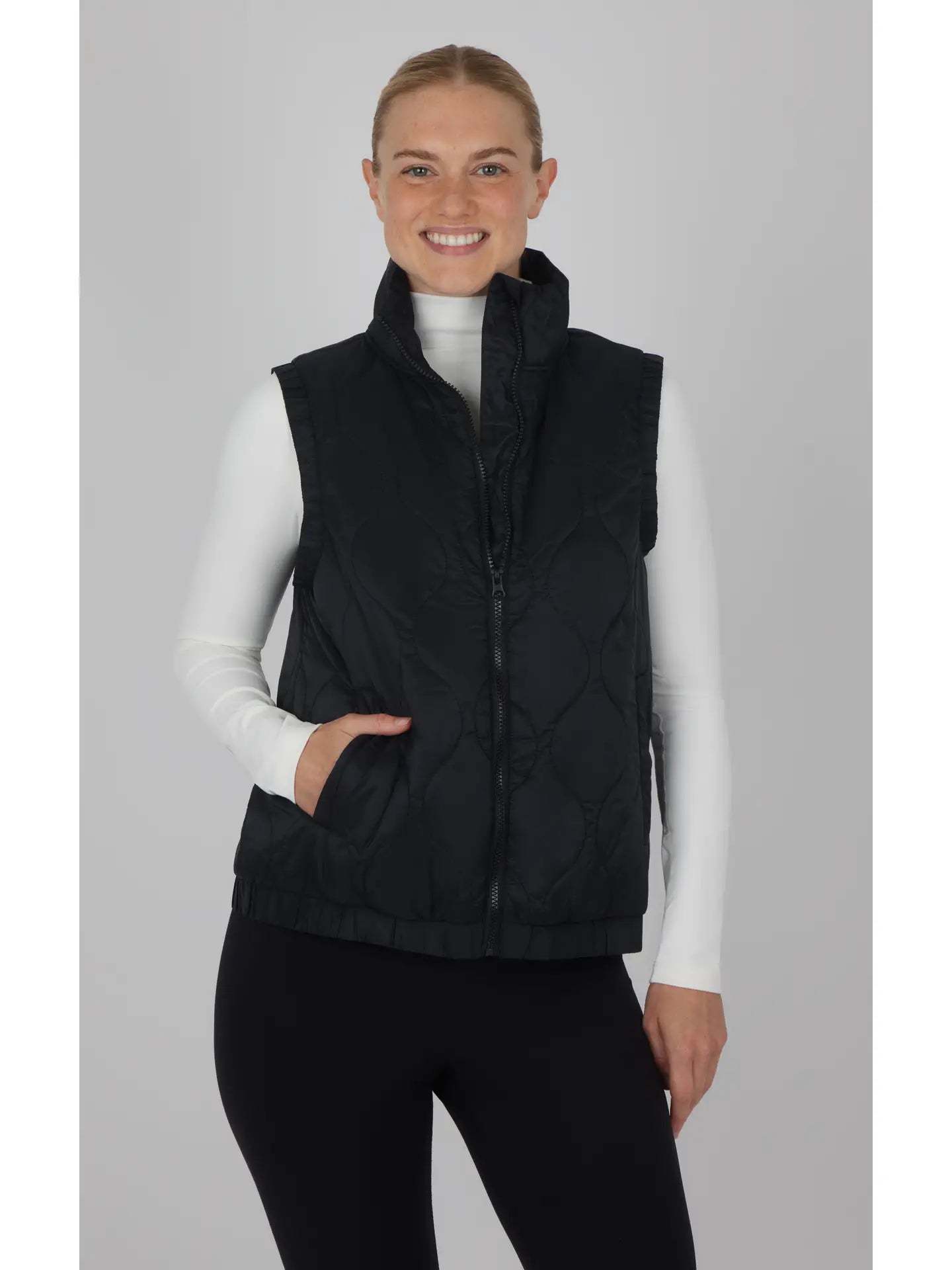 Women's Quilted Freestyle Vest with Pockets