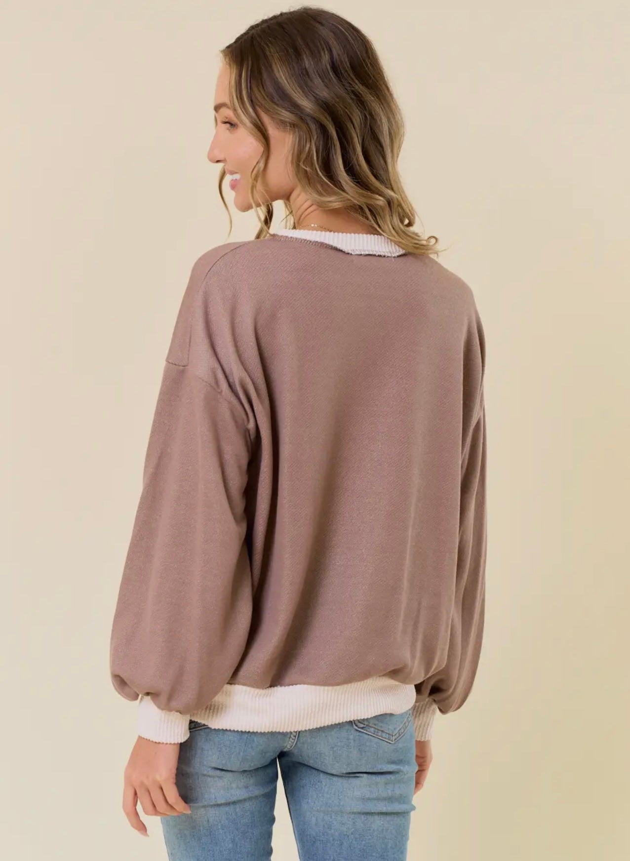 Sarai French Terry Sweatshirt- Multiple colors