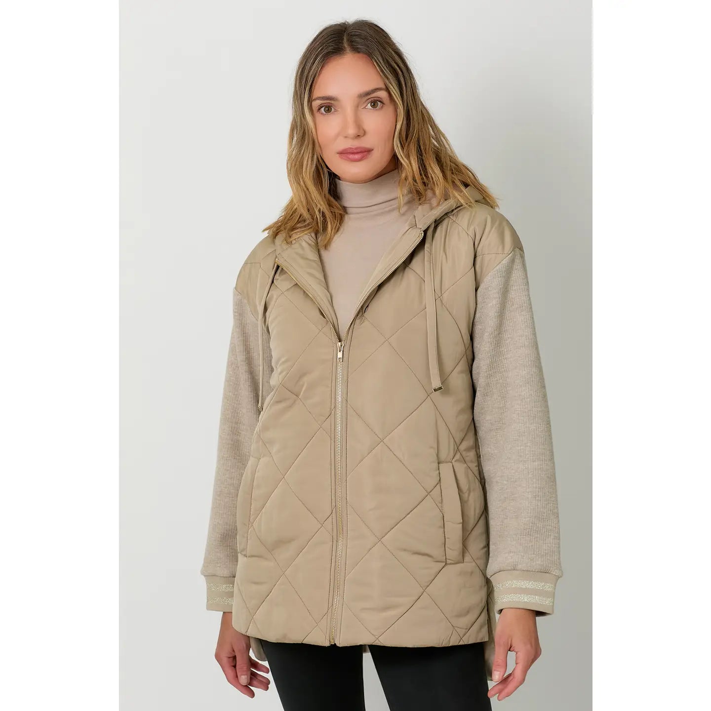 Sleeve Puffer Jacket