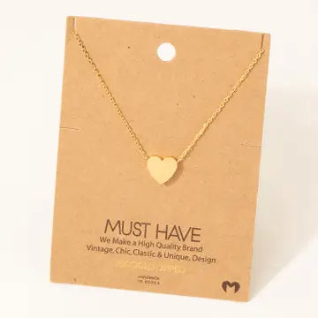 Dainty Chain Charm Necklace