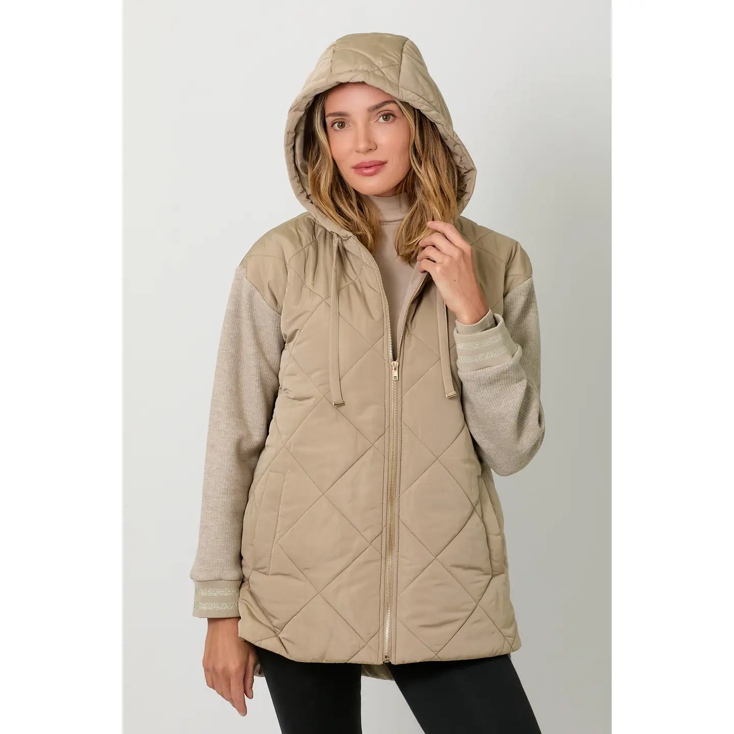 Sleeve Puffer Jacket