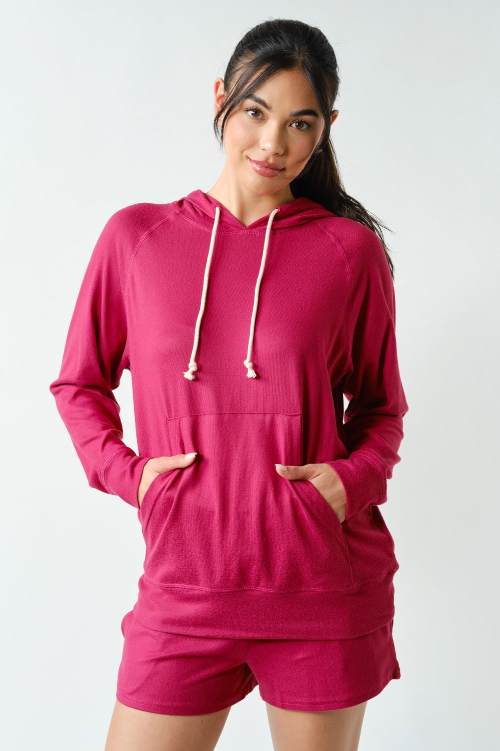 Brushed Hacci Lounge Hoodie
