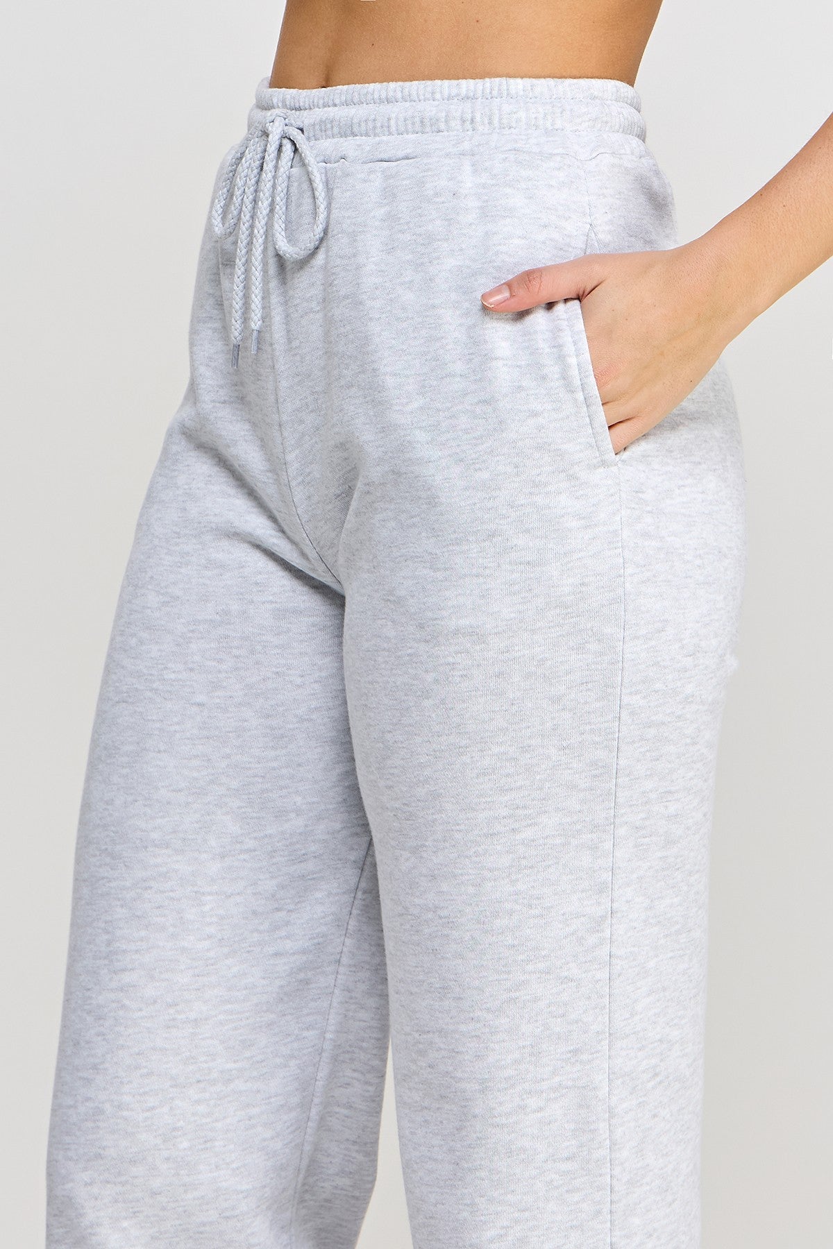 FLEECE STRAIGHT LEG JOGGER