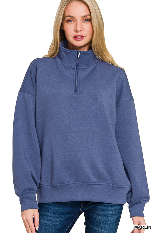 Marine Half Zip Pullover