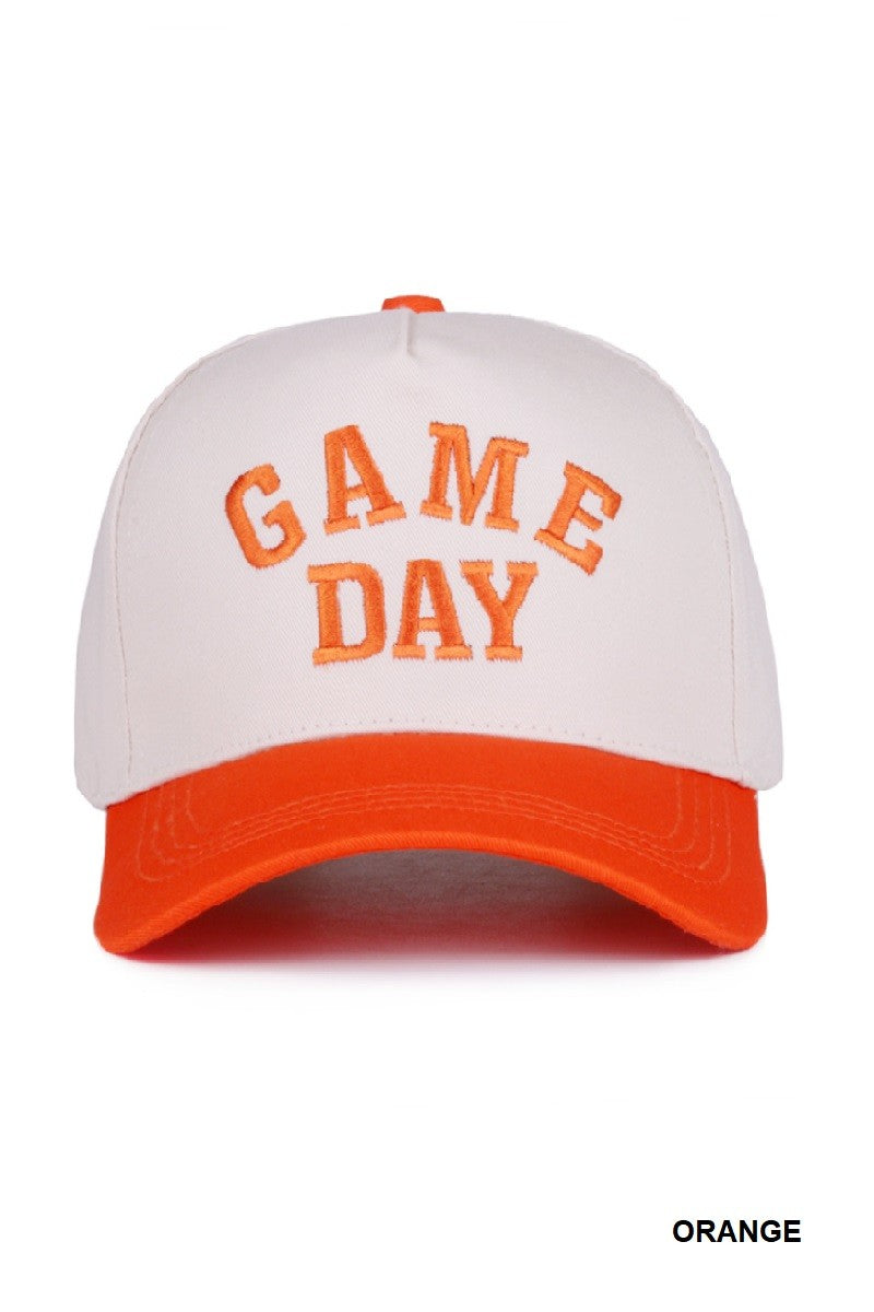Game Day Two-tone Canvas Cotton Cap