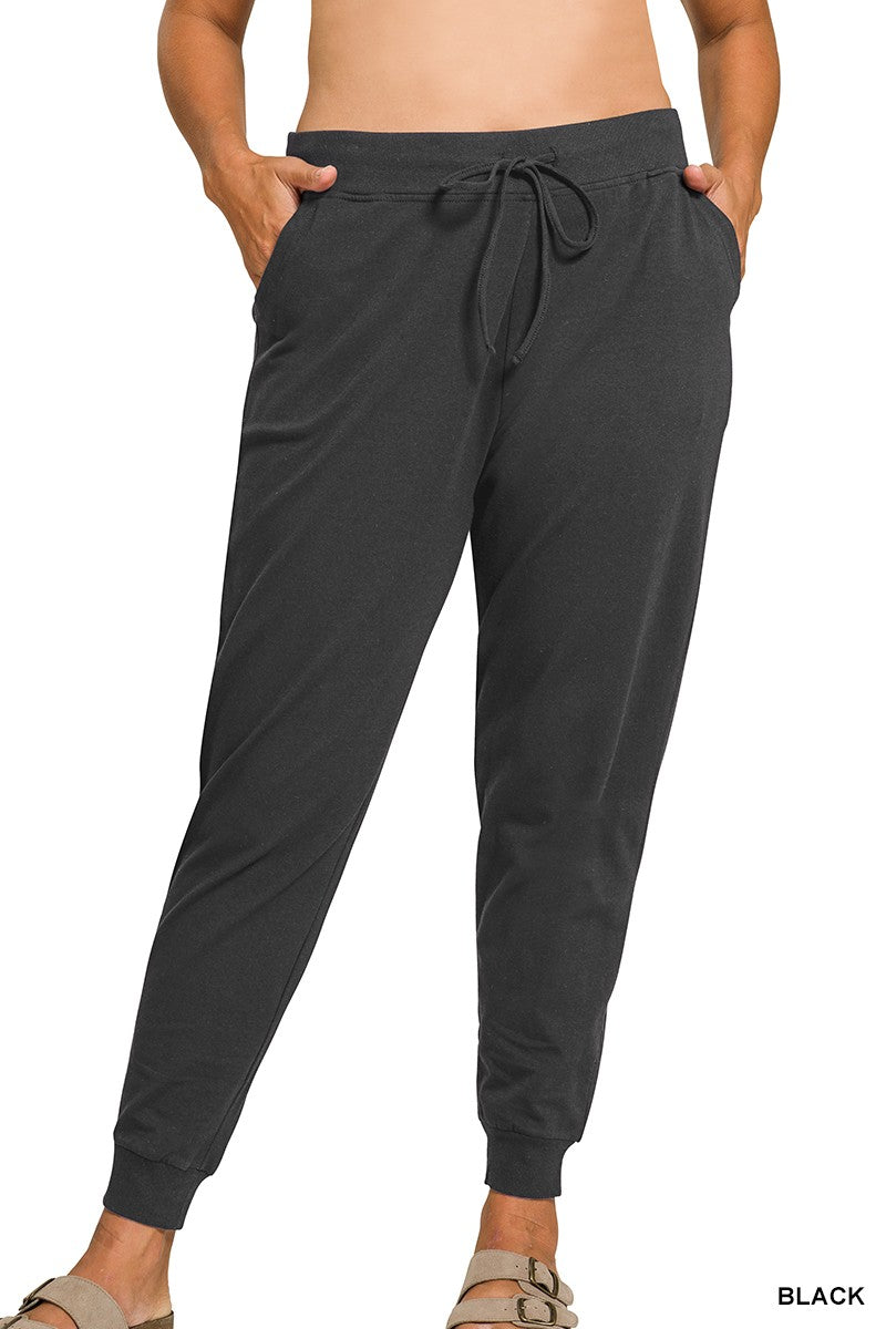 Plus Size Cotton Jogger Pants 1x, 2x and 3x only