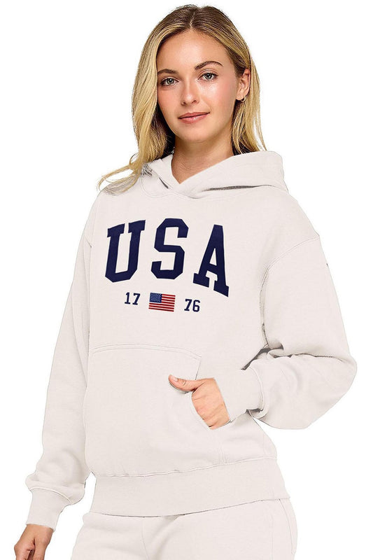 USA French Terry Pullover Hoodie