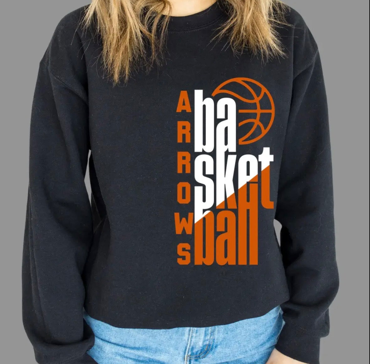 Arrows Basketball Off Center Sweatshirt