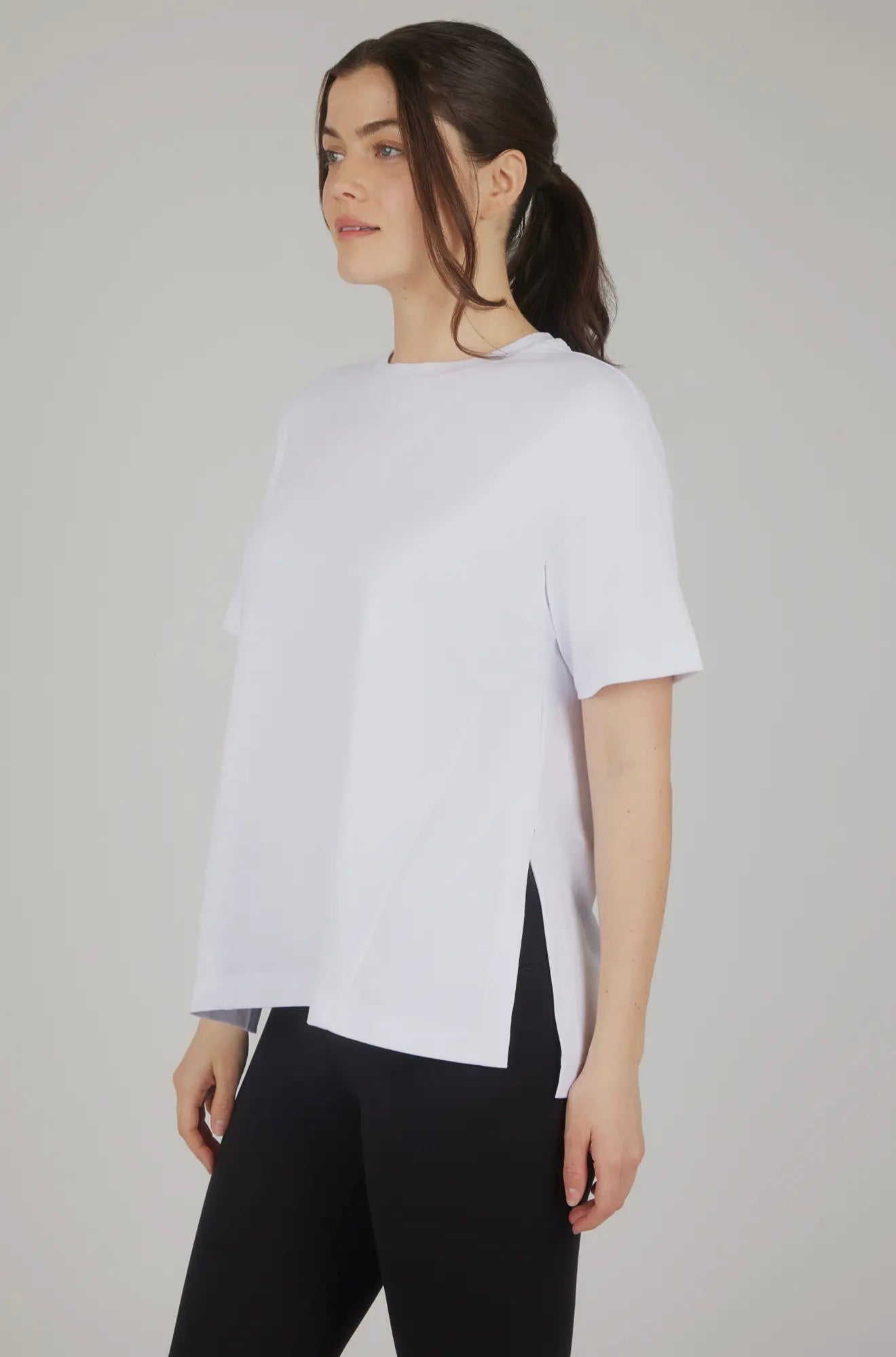 Women's Super Soft Boxy Full Length T Shirts - 2 Pack