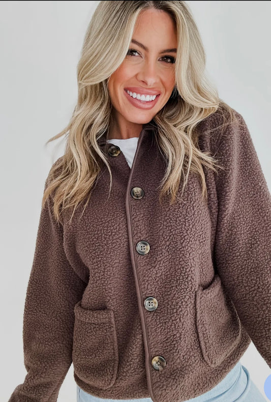 Frostline Button Sherpa Jacket