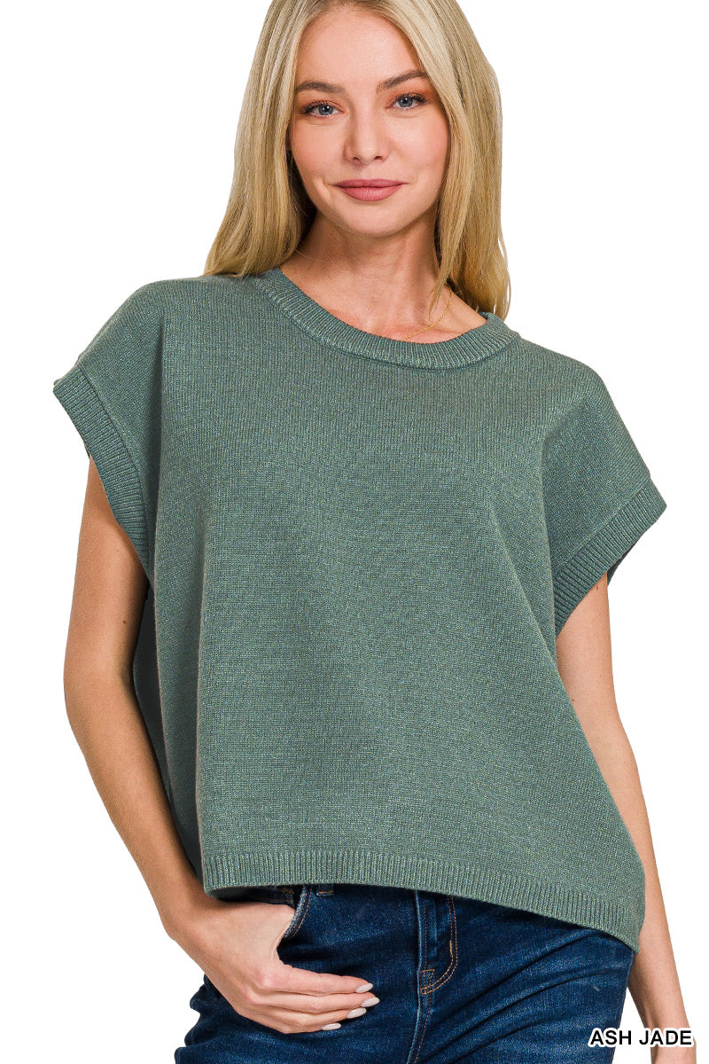 Viscose sweater vest