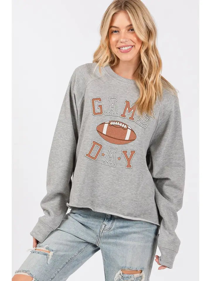 Game Day Crop Sweatshirts