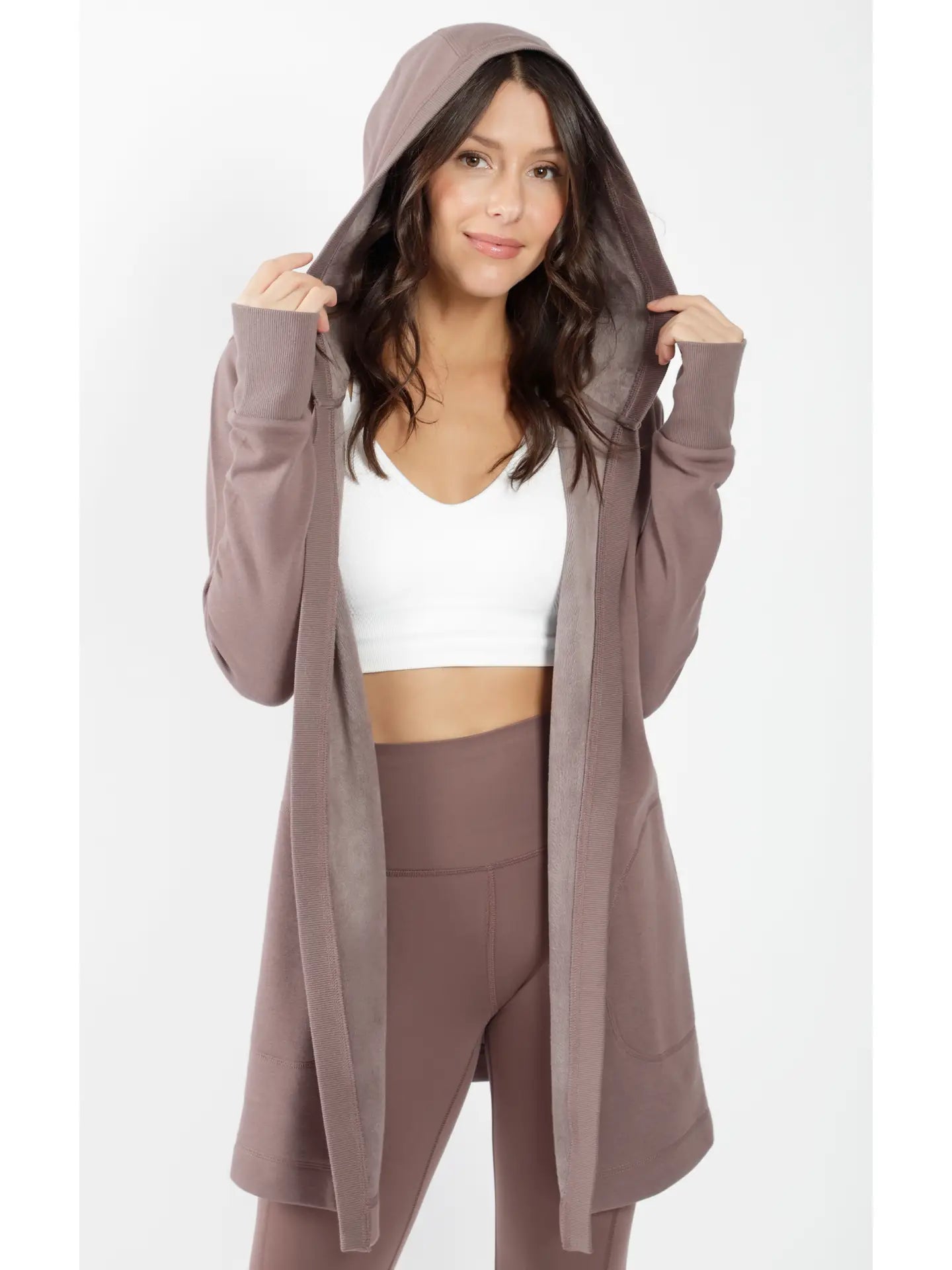 Women's Butter Fleece Hoodie Cardigan  Small- 2XL