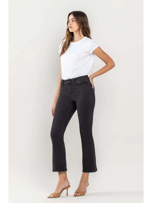 Margo High Rise Crop Flare Jeans