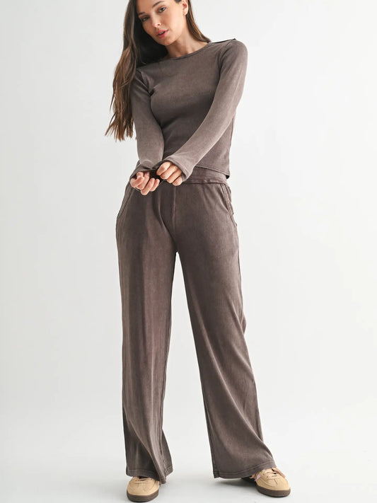 Drift Mineral Wash Cotton Lounge Set