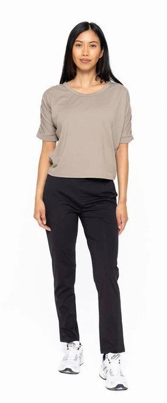 Tapered Straight Leg Active Pant